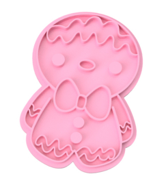 Gingerbread stempel & cookie cutter - 2 delig