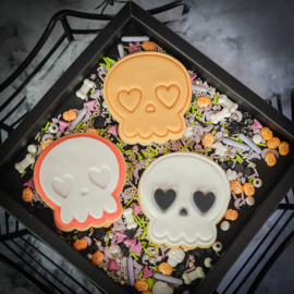 SKULL# stempel & cookie cutter - 2 delig