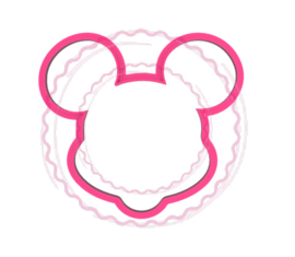 Mouse  cookie cutter & stencil