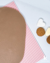 patroon voor chocolade letter (fondant)