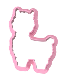 Lama "cakebox" cookie cutter