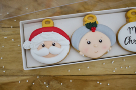 Kerstballen set doosje  4 delig cookie cutters