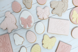 Strikje stempel & cookie cutter 3 delig