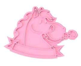 Ozosnel stempel & cookie cutter - 2 delig