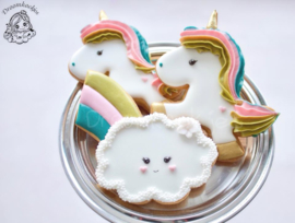 Regenboog wolk cookie cutter