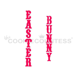 Easter & Bunny Vertical Stencil