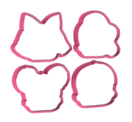 Lol 4 delig hoofd cookie cutter