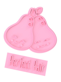 Perfect pair stempels & cookie cutter - 4 delig