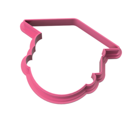 Hoofdje geslaagd cookie cutter