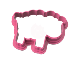 Schaap # cookie cutter & stencil