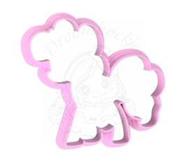 Pony roze 1  cookie cutter