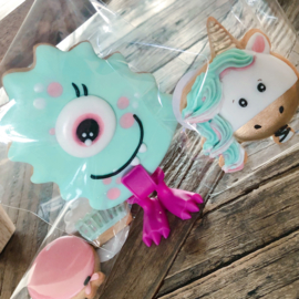 Unicorn ballon cookie cutter & hulp stencil