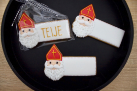 Sint en Piet banner 2 delig cookie cutters