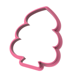 Kerstboom chubby cookie cutter