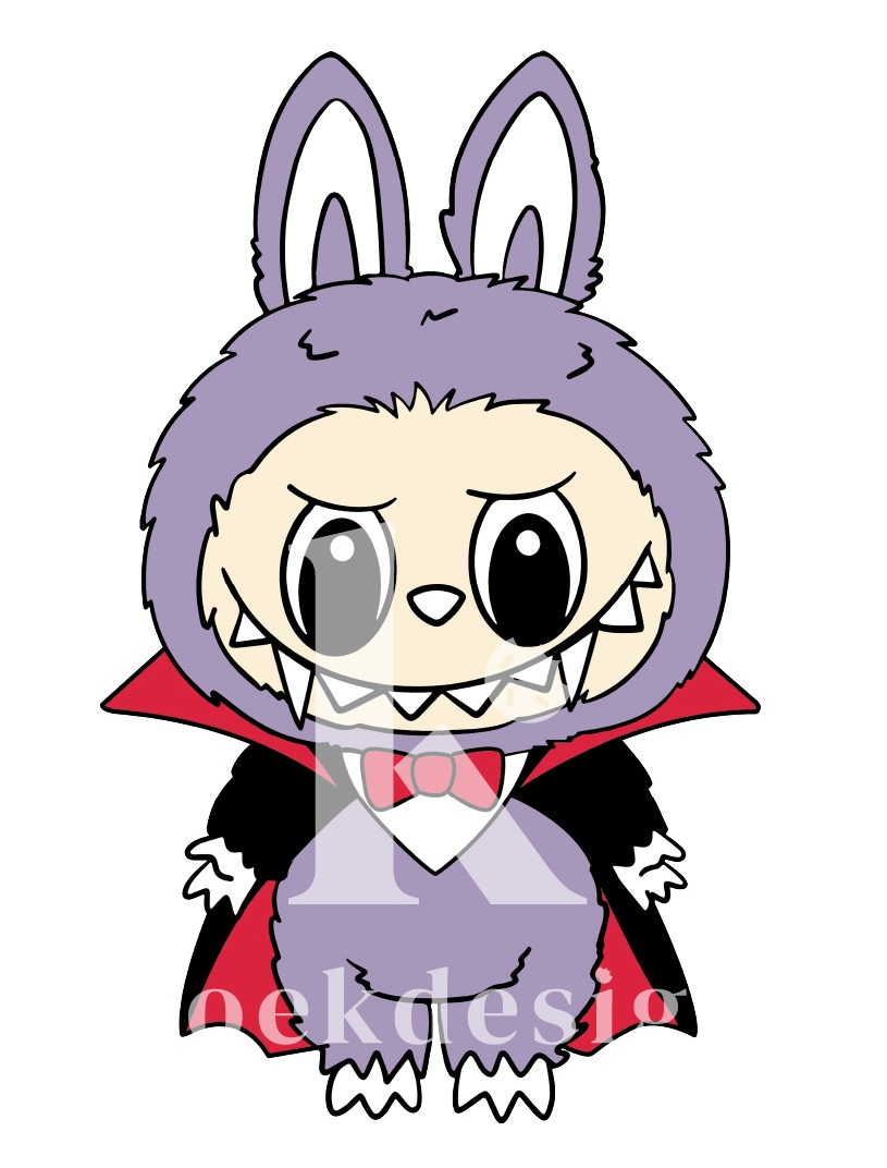 La bubu dracula 9 cm cookie cutter