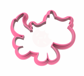 Unicorn Pearl cookie cutter & PYO stencil