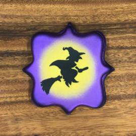 Flying Witch Silhouette