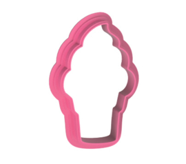 Swirl ijsje cookie cutter