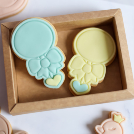 rammelaar stempel  & cookie cutter - 3 delig