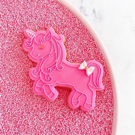 Unicorn + cutter 2 delig - oh my cookie