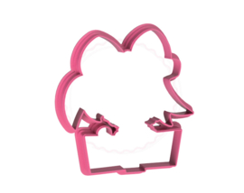 Present christmas Llama cookie cutter
