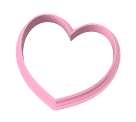 LOVE TEXT stempels & cookie cutter - 7 delig