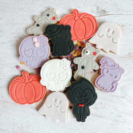 Dracula stempel & cookie cutter - 2 delig