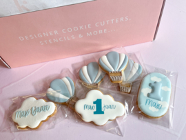 in de wolken set cookie cutters - 3 delig