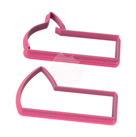 Kadozak en mijter banner cookie cutters