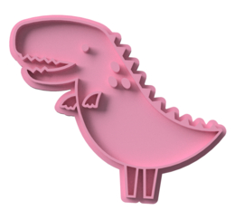 Dino ##  & cookie cutter - 2 delig