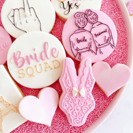 Trouwen - lingerie outboss & cookie cutter 2 delig