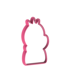 Princess PYO cookie stencil