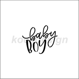 Baby boy  cookie stencil