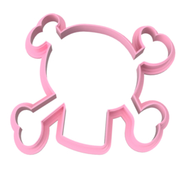 Skelet ###  cookie cutter 10 cm.