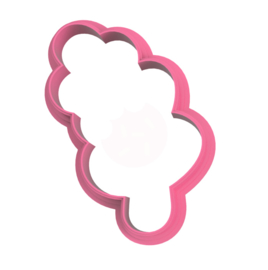 Blad & hulp stencil  cookie cutter