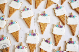 Unicorn ice dubbel cookie cutters