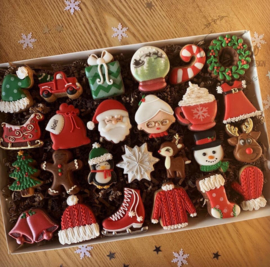 Advents kalender 25 delige cookie cutter set