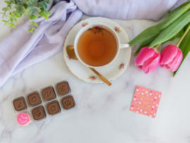Bonbon stempel set & cookie cutters 9-delig doosje wit