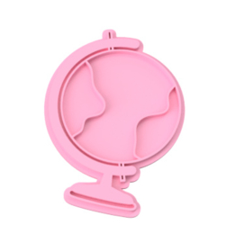 Wereldbol stempel & cookie cutter - 2 delig