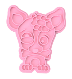 Chihuahua - #  & cookie cutter - 2 delig