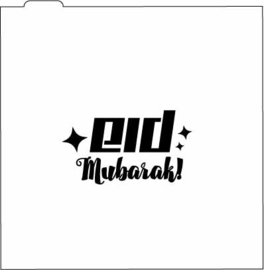 EID Mubarak stencil