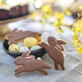 rennende haas cookie cutter