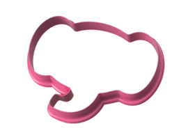 Olifant hoofd  cookie cutter