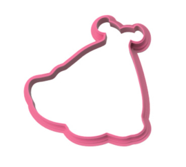 Prinses jurk cookie cutter