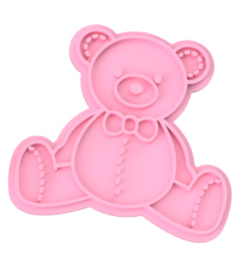 Teddy Beer # & cookie cutter - 2 delig