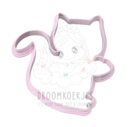 Kat met wol 10 cm cookie cutter