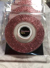 Glitter Mini Turntable roze