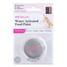 WATER ACTIVATED EDIBLE ART PAINT: SILVER