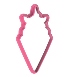 Unicorn swirl cookie cutter