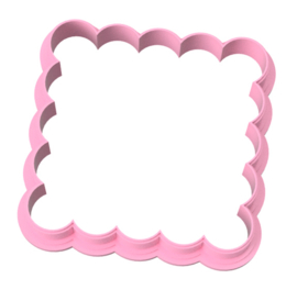 Vierkant bubble cookie cutter